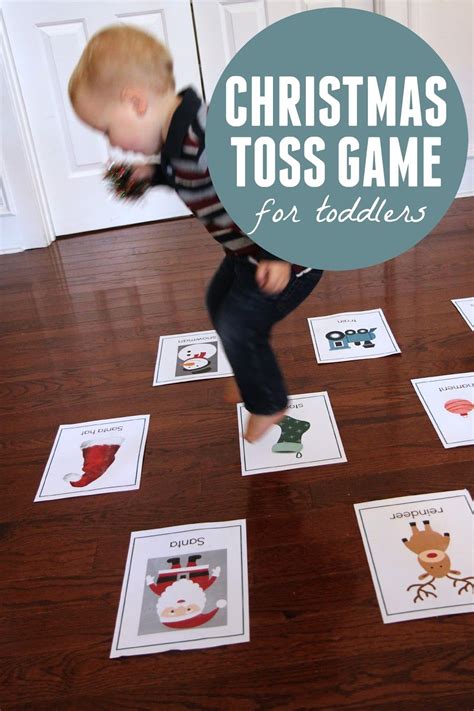 Christmas Toss Game for Toddlers - Toddler Approved | Toddler party games, Preschool christmas ...