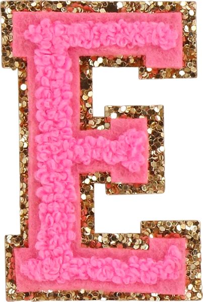 Bubblegum Glitter Varsity Letter Patches | Stoney Clover Lane | Preppy wall collage, Sticker ...