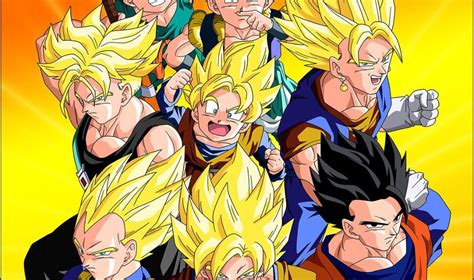 All Super Saiyans In Dragon Ball Z - Dragonball HD Wallpaper