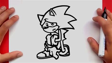 How to draw SONIC FnF : CHAOS NIGHTMARE | FnF Mods - YouTube