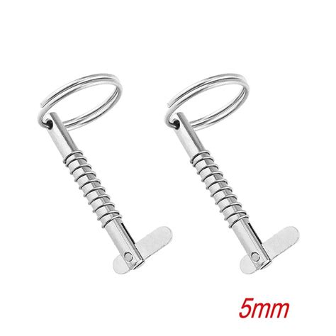 Buy 2 Pieces of Stainless Steel Marine Spring Pins, Spring Loaded ...