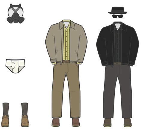 The Wardrobe of Walter White, Illustrations of Every Outfit He Wore in ...