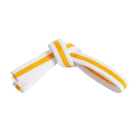 BlackBeltShop Inc. - Striped White Martial Arts Karate Taekwondo Belt ...