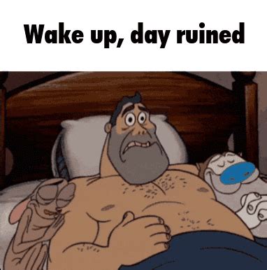 Wake Up, Day Ruined | Ren & Stimpy Waking Up Scene | Know Your Meme