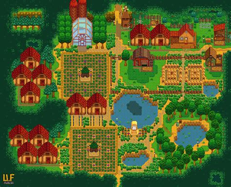 Forest Map Stardew Valley - Copper Mountain Trail Map