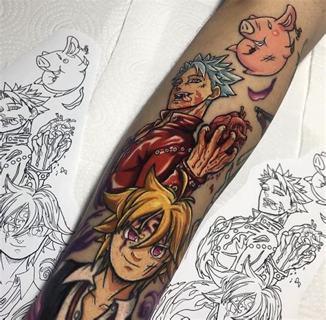 Tattoo Nanatsu No Taizai #tatuagemDeAnime #nanatsu #anime #tattoo #art #setepecados | Anime sete ...