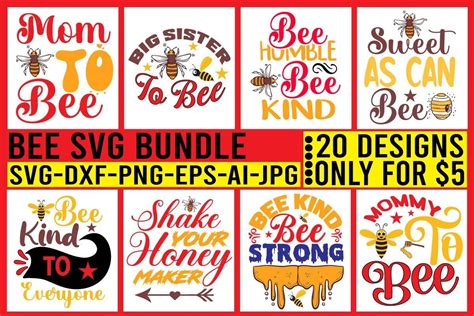 Bee SVG Bundle Bundle · Creative Fabrica