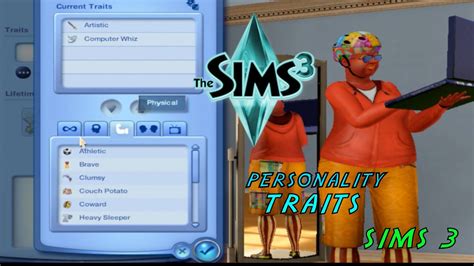 sims 3 personality and traits - YouTube