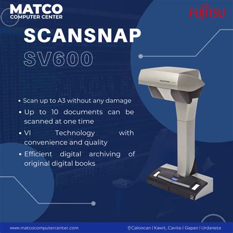 Fujitsu ScanSnap SV600 Scanner | Lazada PH