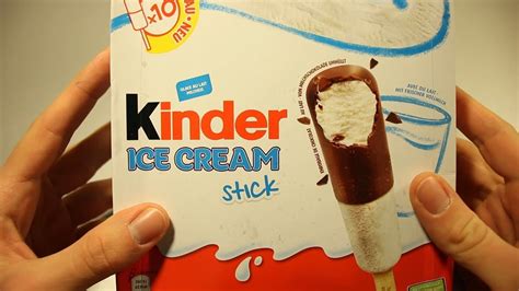 Kinder Ice Cream Stick Review - YouTube