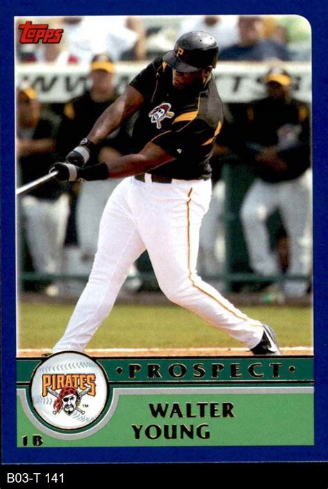 2003 Topps Traded #141 Prospect Walter Young