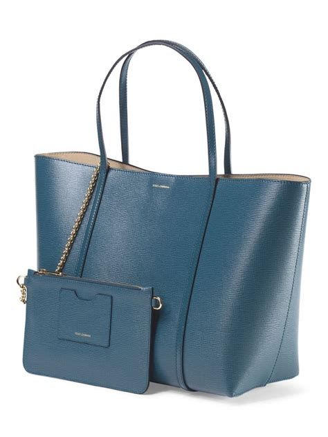 Made In Italy Leather Open Tote - Shoulder Bags - T.J.Maxx | Leather tote bag, Leather, Tote