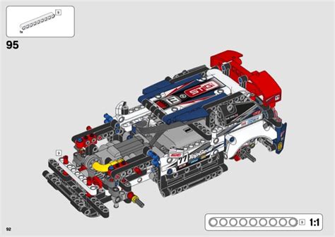 LEGO 42109 App-Controlled Top Gear Rally Car Instructions, Technic - Licensed