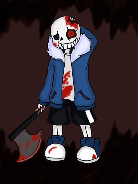 Horror sans by trainerredsshadow on DeviantArt