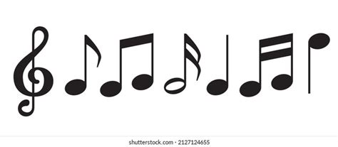 Music Notes Sign Icon Set Stock Stock Vector (Royalty Free) 2239082341 ...