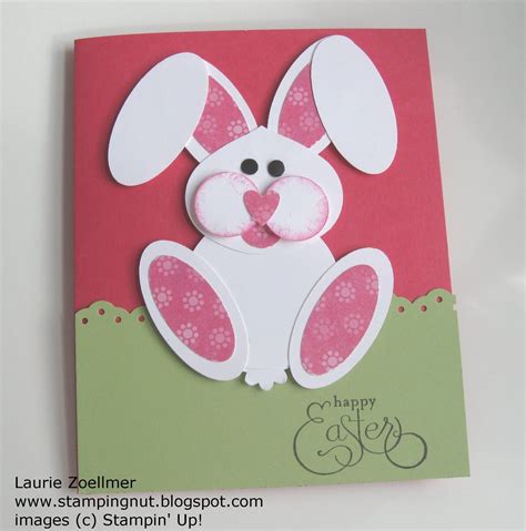 Bunny Punch Art | Easter cards, Easter cards handmade, Punch art cards