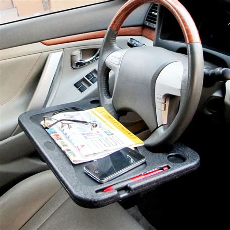 Car Laptop Stand Notebook Desk Steering Wheel Tray Table Holder Car Accessories-in Drinks ...