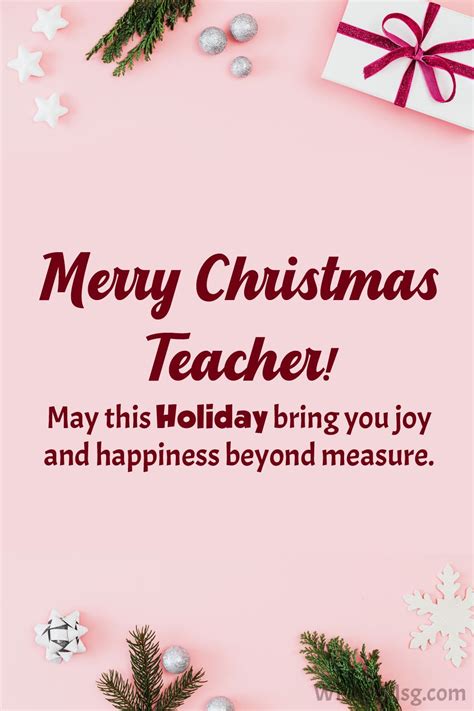 Best Merry Christmas Wishes & Messages for Teachers | Christmas wishes for teacher, Christmas ...