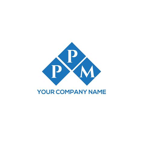 PPM letter logo design on white background. PPM creative initials letter logo concept. PPM ...