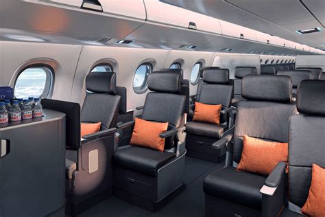 Photos, video: Embraer's E190 E2 jet cabin, interior concept ...