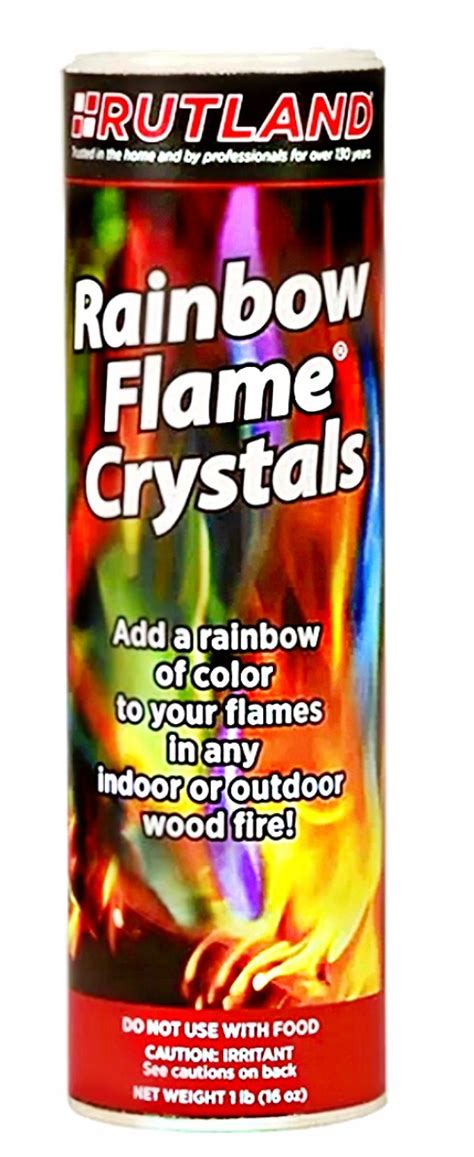 Buy the Rutland 715 Rainbow Flame Crystals | Hardware World