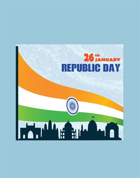 26 January republic day template