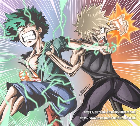 DEKU VS BAKUGO by PizzaPie-Desu on DeviantArt