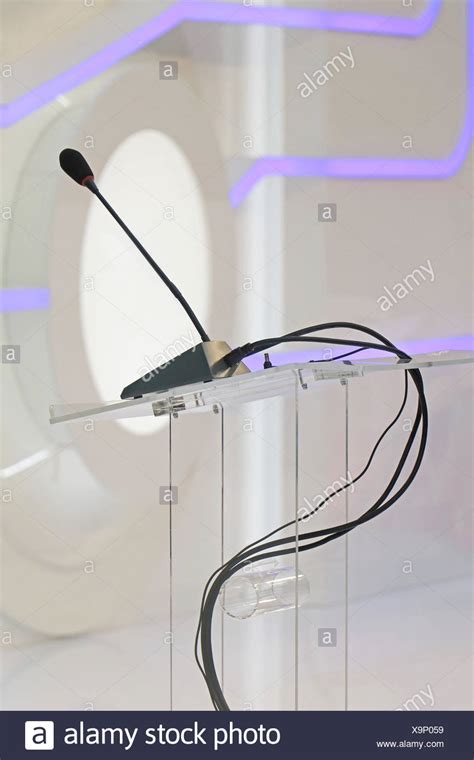 Podium Microphone High Resolution Stock Photography and Images - Alamy