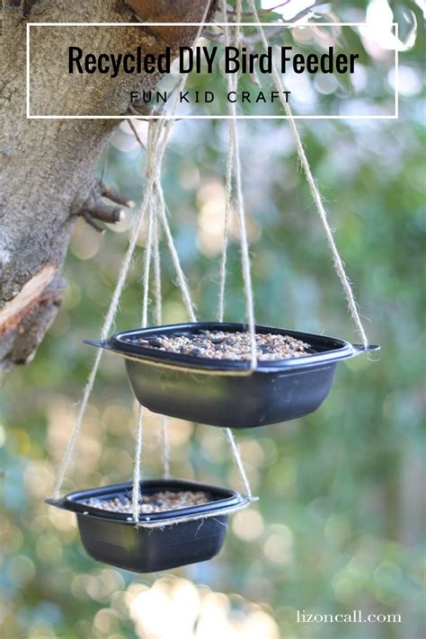 Recycled DIY Bird Feeder - Liz on Call