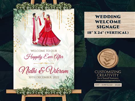 Welcome To Wedding Signages In Hindu Wedding Decor Indian Israel | ubicaciondepersonas.cdmx.gob.mx