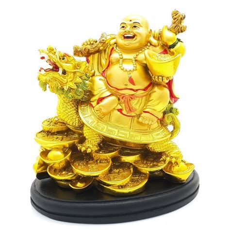 大勧め Laughing Buddha, Chinese Feng Shui Laughing Buddha Riding Dragon ...