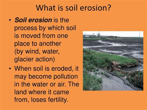 PPT - Soil Erosion Causes, Effects and Control PowerPoint Presentation - ID:3067215