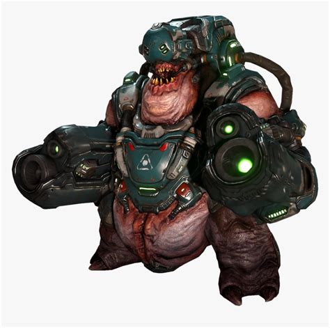 Cyber Mancubus Doom Eternal, HD Png Download - kindpng