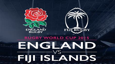 Rugby 15 - England vs Fiji Rugby World Cup 2015 Pool A - YouTube