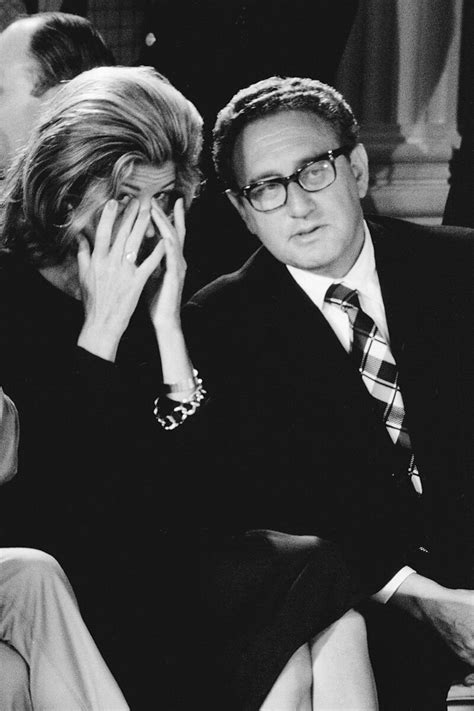 Henry A. Kissinger with his wife, Nancy. August 9, 1974. — Fred J. Maroon