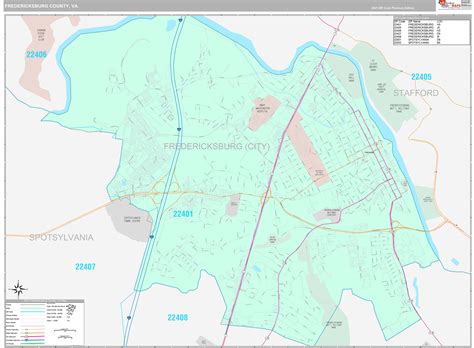 Va Fredericksburg Va Map