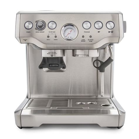 breville bes870xl barista express espresso machine brushed stainless ...