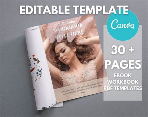 Ebook Workbook Canva Template Svg Png Files for by EgssDesgn | Ebook ...