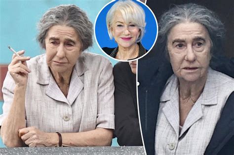 Helen Mirren looks unrecognizable playing Golda Meir