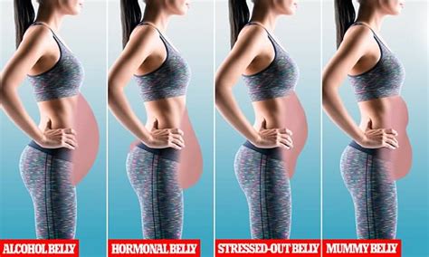 From hormonal to alcohol belly, what each stomach type looks like