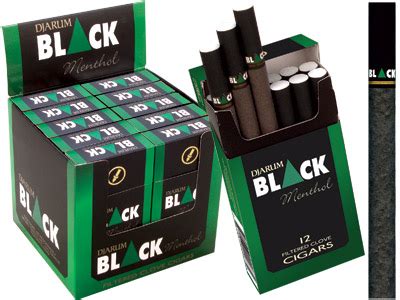 Djarum Filtered Clove Cigars Black Menthol 10/12PK-751667090