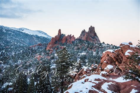 Winter Wonderland Garden of the Gods Wall Pictures - Etsy