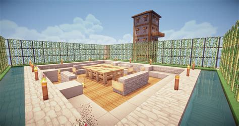 Skyscraper Roof-top Patio - What do you guys think? : r/Minecraft