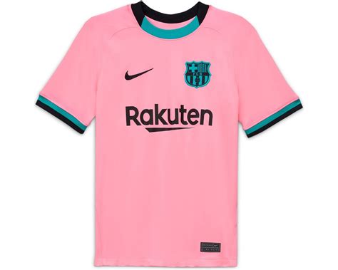 Nike Barcelona Youth Big Kid's Third Jersey 2020/21-Pink