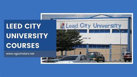 Lead City University Courses & Requirements (Undergraduate)