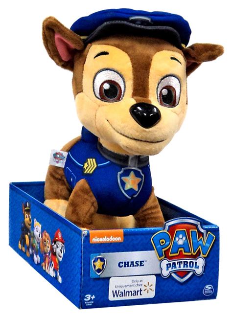 Paw Patrol Chase 10 Plush Spin Master - ToyWiz