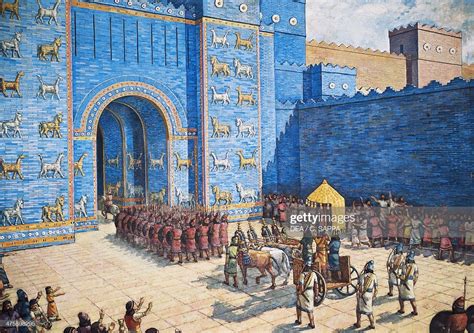 Reconstruction of Ishtar Gate in ancient Babylon. : dragonutopia