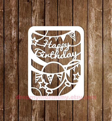 Free SVG Svg Birthday Card Template 9486+ Best Free SVG File