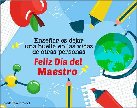 Feliz día del Maestro | Tarjetas, imágenes, frases y mensajes de felicitaciones