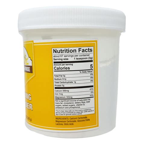 Ener-G Baking POWDER Sodium Free Substitute - 7.05oz - Healthy Heart Market